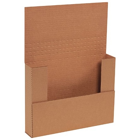 Bsc Preferred 11 1/8 x 8-5/8 x 2'' Kraft Easy-Fold Mailers, 50PK BUY00017188